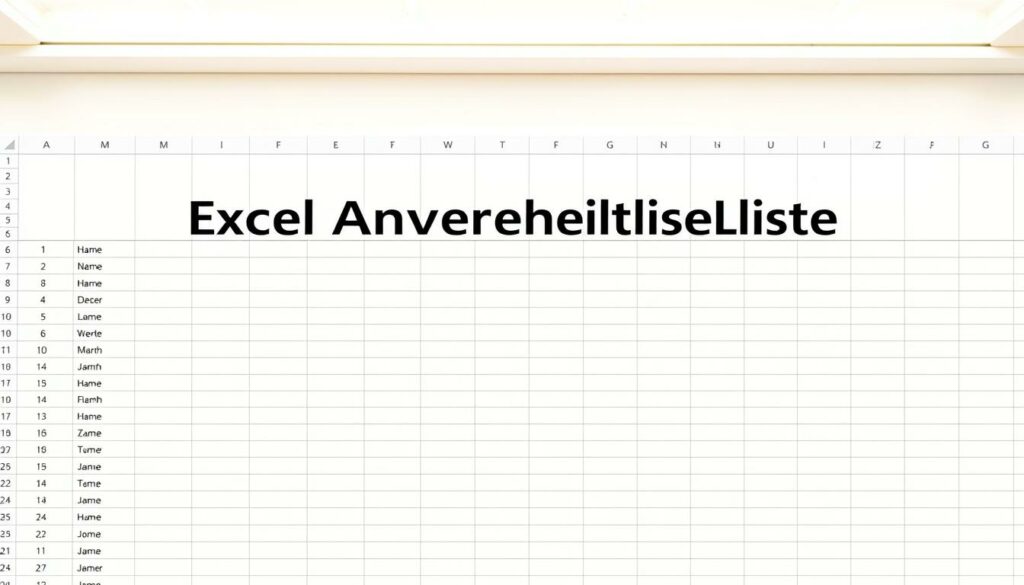 Anwesenheitsliste Vorlage für Excel hier kostenlos downloaden