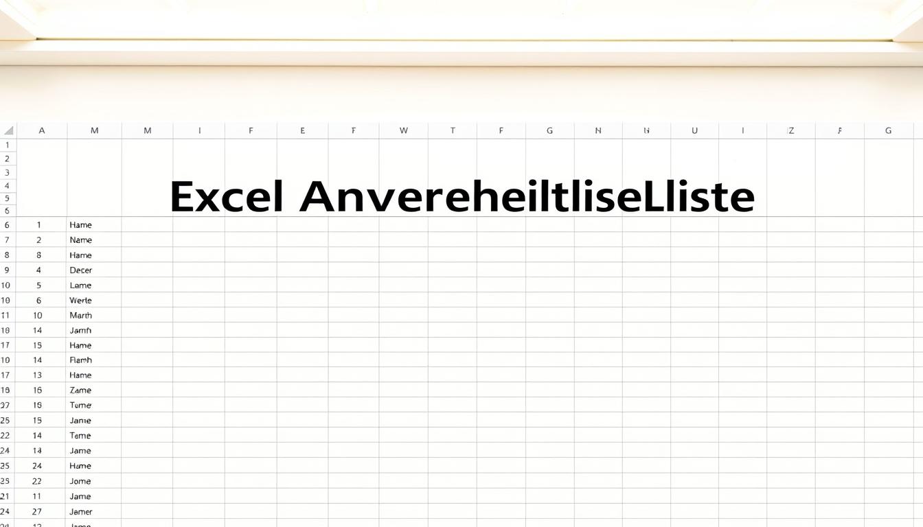 Anwesenheitsliste Vorlage für Excel hier kostenlos downloaden