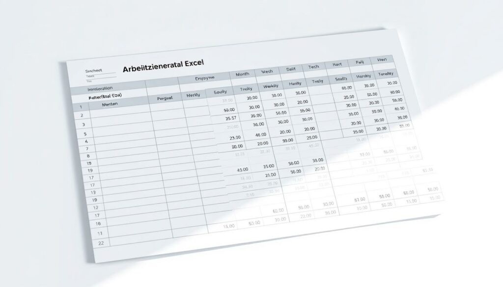 Arbeitszeiterfassung 2026 Vorlage für Excel hier kostenlos downloaden