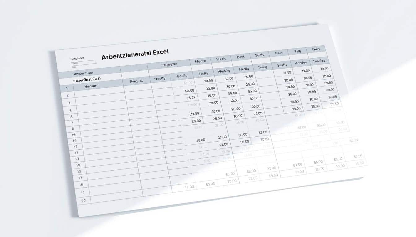 Arbeitszeiterfassung 2026 Vorlage für Excel hier kostenlos downloaden