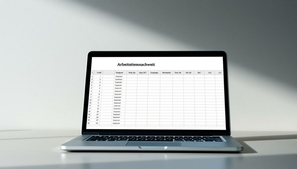 Arbeitszeitnachweis Vorlage für Excel hier kostenlos downloaden