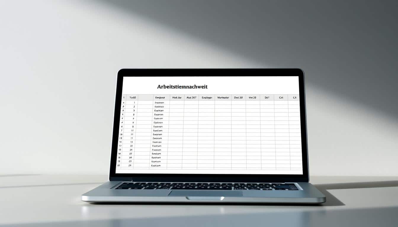 Arbeitszeitnachweis Vorlage für Excel hier kostenlos downloaden