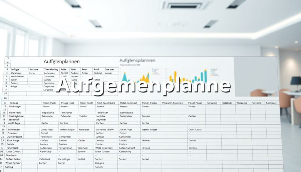 Aufgabenplanung Vorlage für Excel hier kostenlos downloaden