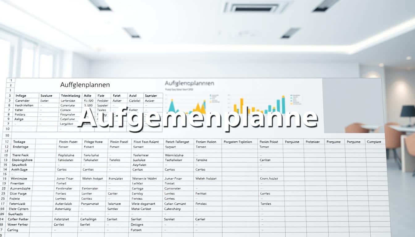 Aufgabenplanung Vorlage für Excel hier kostenlos downloaden