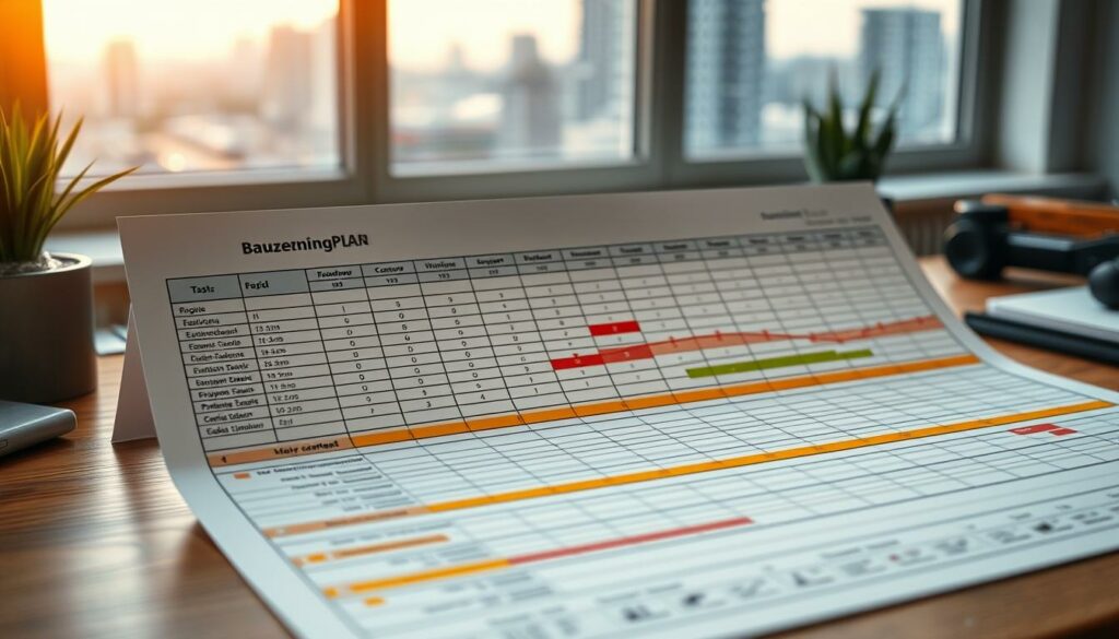 Bauzeitenplan 2027 Vorlage für Excel hier kostenlos downloaden