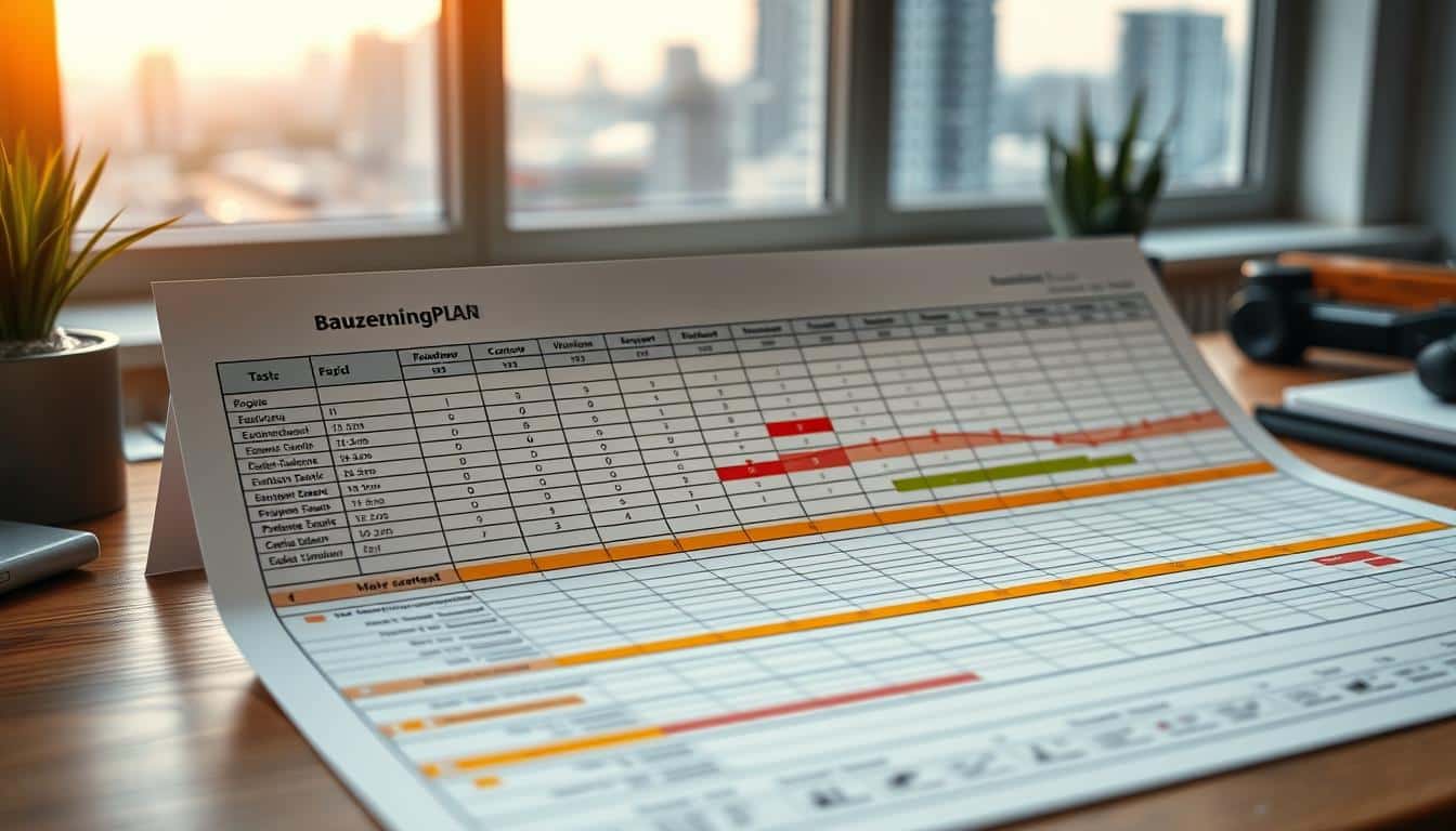 Bauzeitenplan 2027 Vorlage für Excel hier kostenlos downloaden