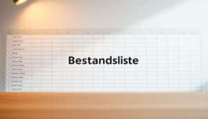 Bestandsliste Vorlage für Excel hier kostenlos downloaden