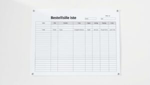 Bestellliste Vorlage für Excel hier kostenlos downloaden