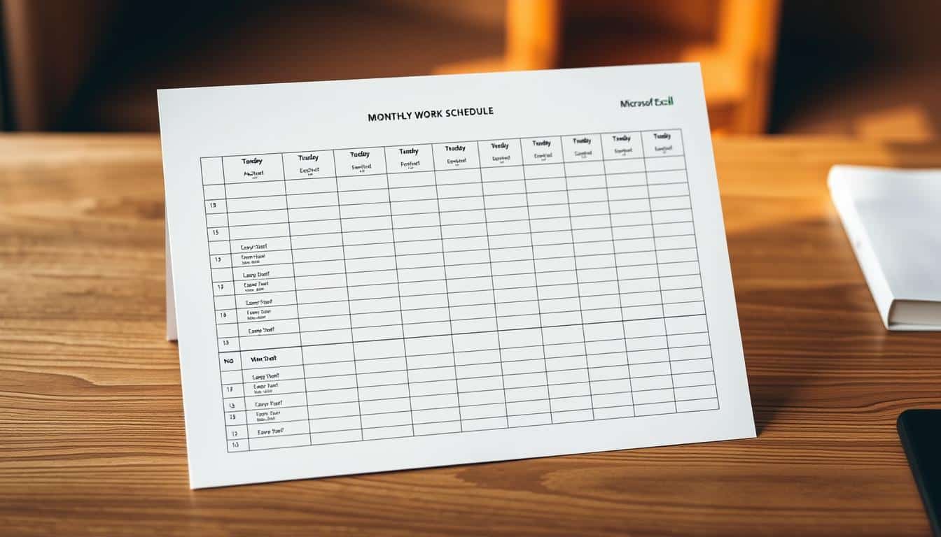 Dienstplan Monatsplanung Vorlage für Excel hier kostenlos downloaden