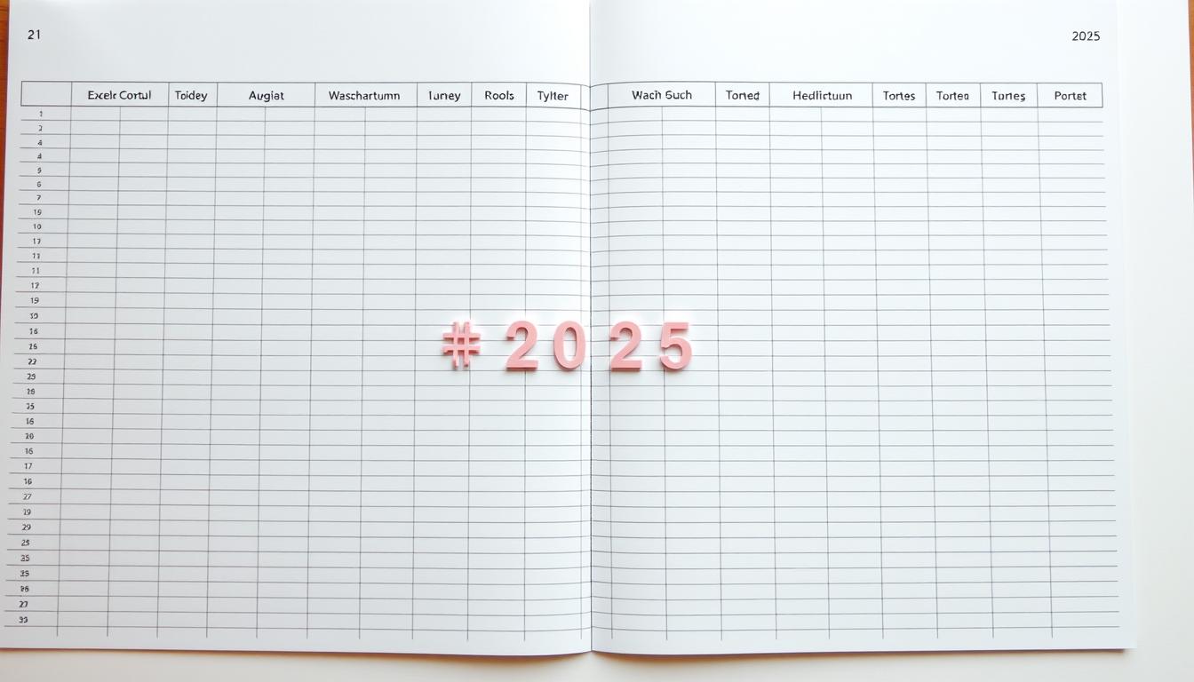 Haushaltsbuch 2025 Vorlage für Excel hier kostenlos downloaden