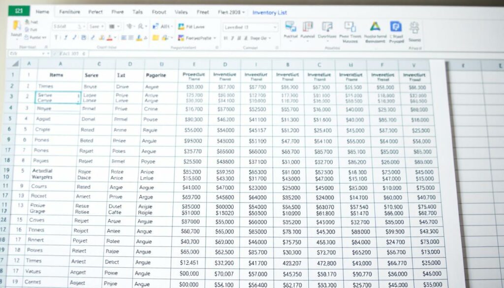 Inventarliste Vorlage für Excel hier kostenlos downloaden