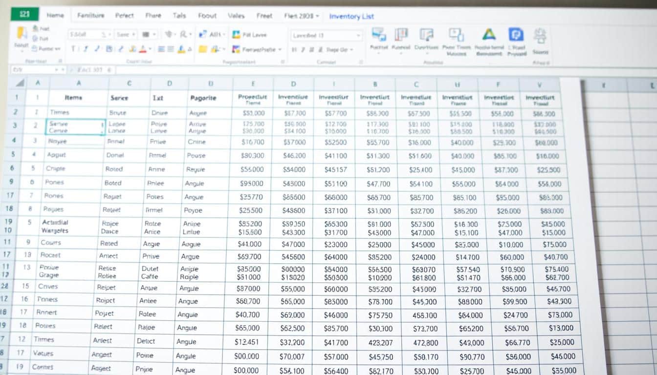 Inventarliste Vorlage für Excel hier kostenlos downloaden