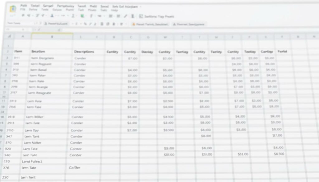 Inventurliste Vorlage für Excel hier kostenlos downloaden