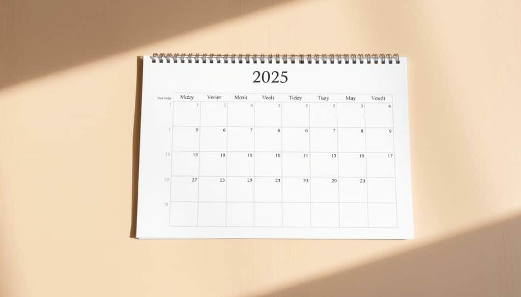 Kalender 2025 Vorlage für Excel hier kostenlos downloaden