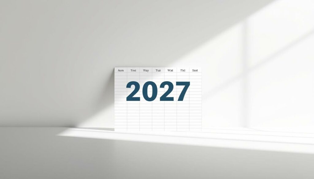 Kalender 2027 Vorlage für Excel hier kostenlos downloaden