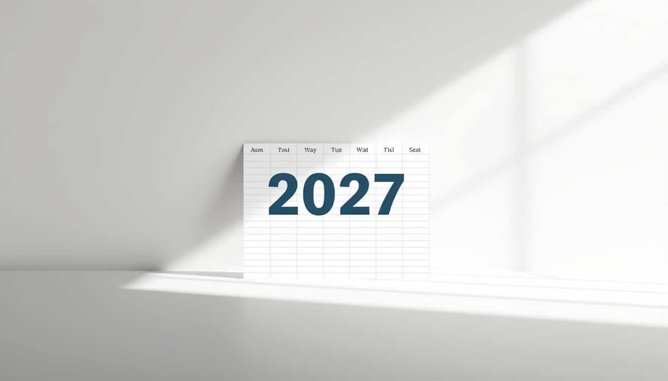 Kalender 2027 Vorlage für Excel hier kostenlos downloaden