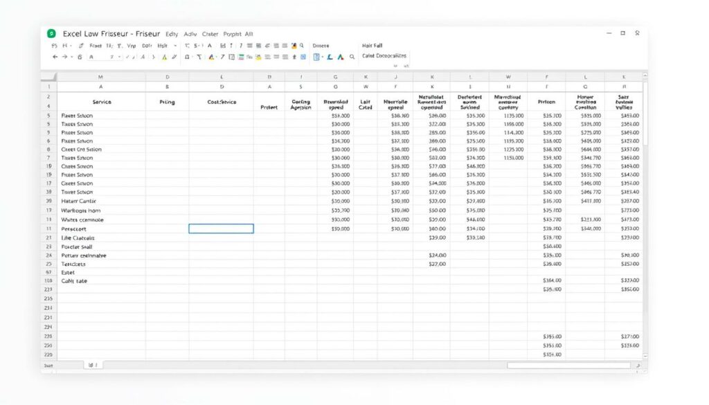 Kalkulation Friseur Vorlage für Excel hier kostenlos downloaden