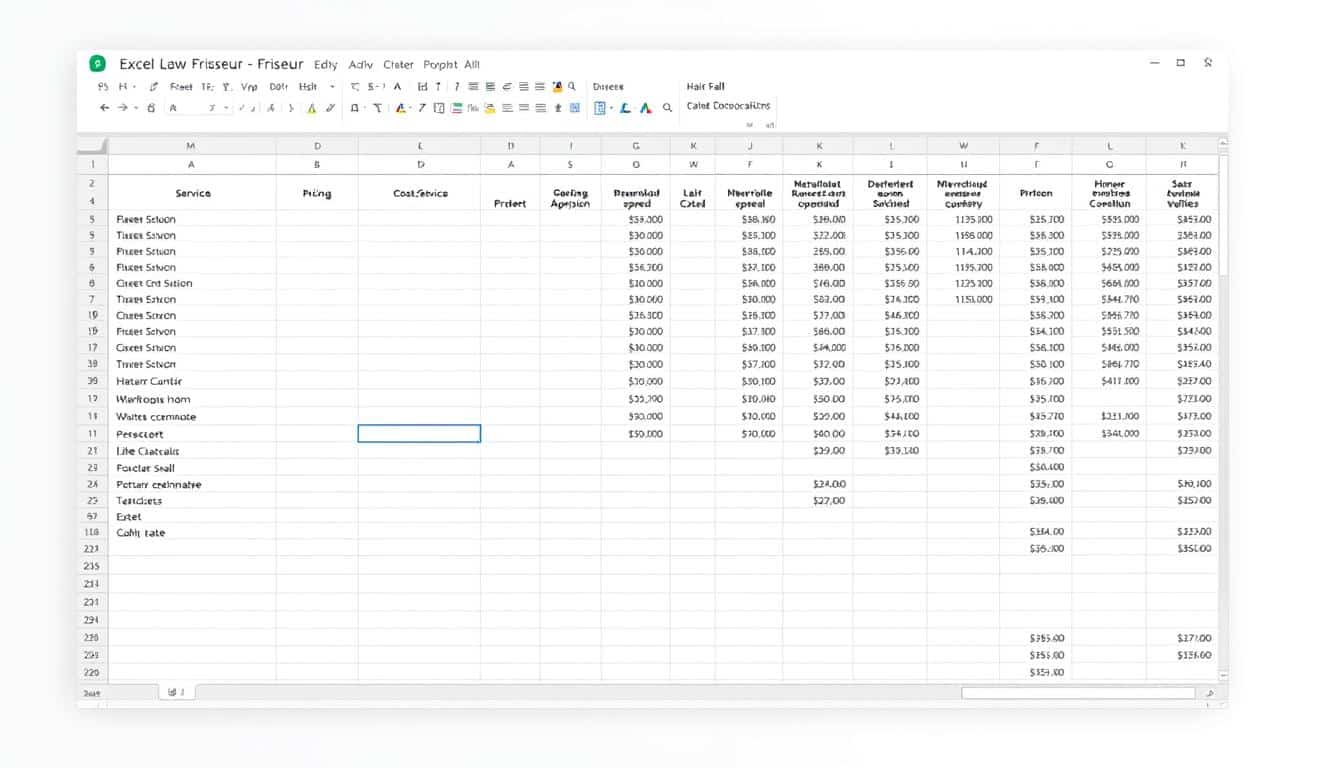 Kalkulation Friseur Vorlage für Excel hier kostenlos downloaden