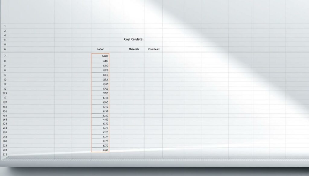Kostenkalkulation Vorlage für Excel hier kostenlos downloaden