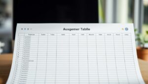 Monatliche Ausgaben Tabelle Vorlage für Excel hier kostenlos downloaden