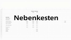 Nebenkostenabrechnung 2025 Vorlage für Excel hier kostenlos downloaden