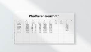 Präferenzkalkulation Vorlage für Excel hier kostenlos downloaden