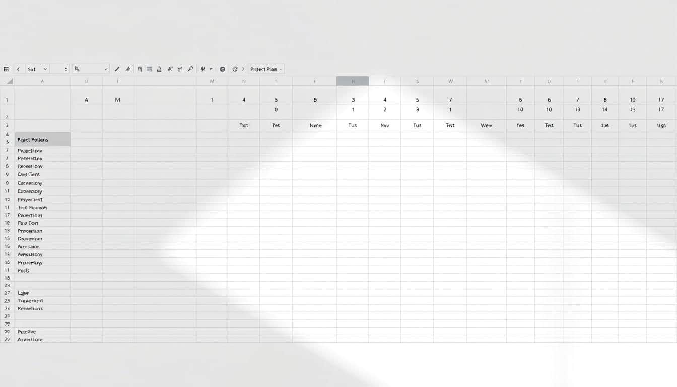 Projektplan Vorlage für Excel hier kostenlos downloaden