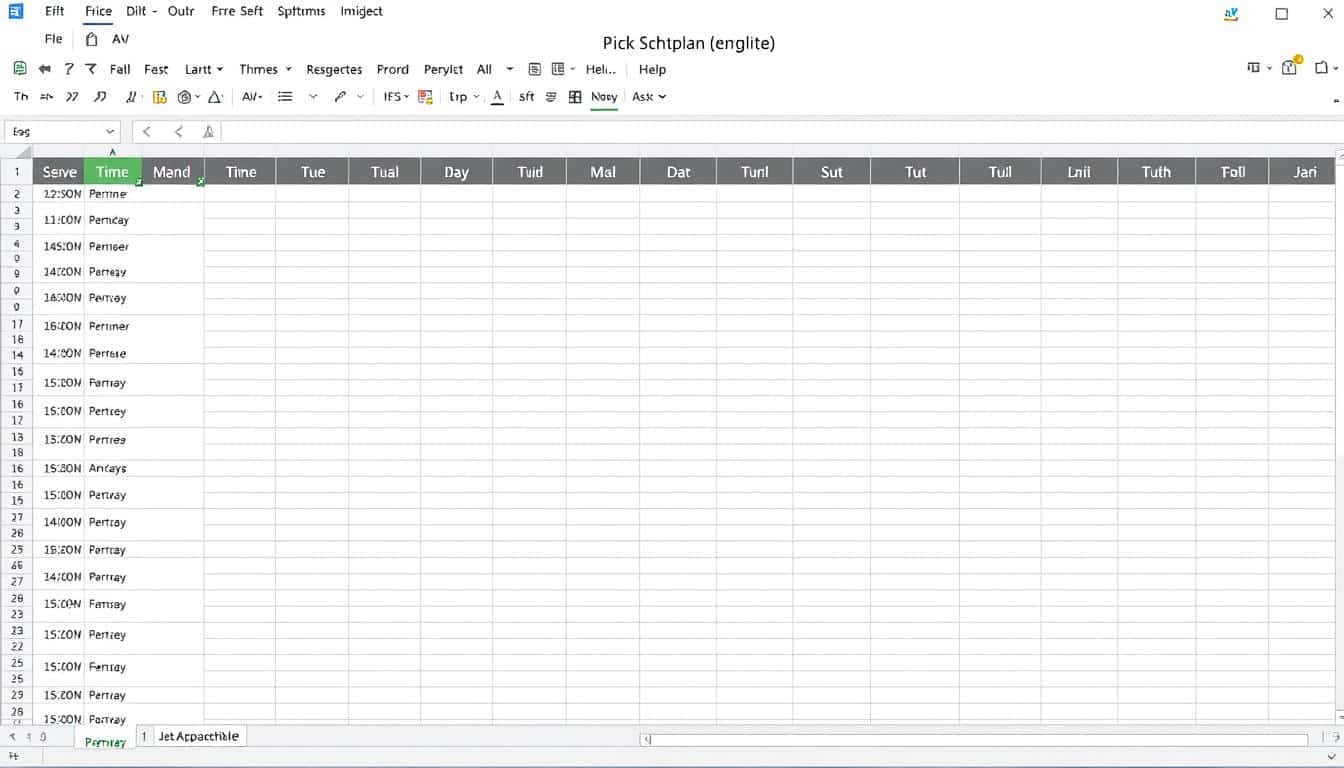 Schichtplan Vorlage für Excel hier kostenlos downloaden
