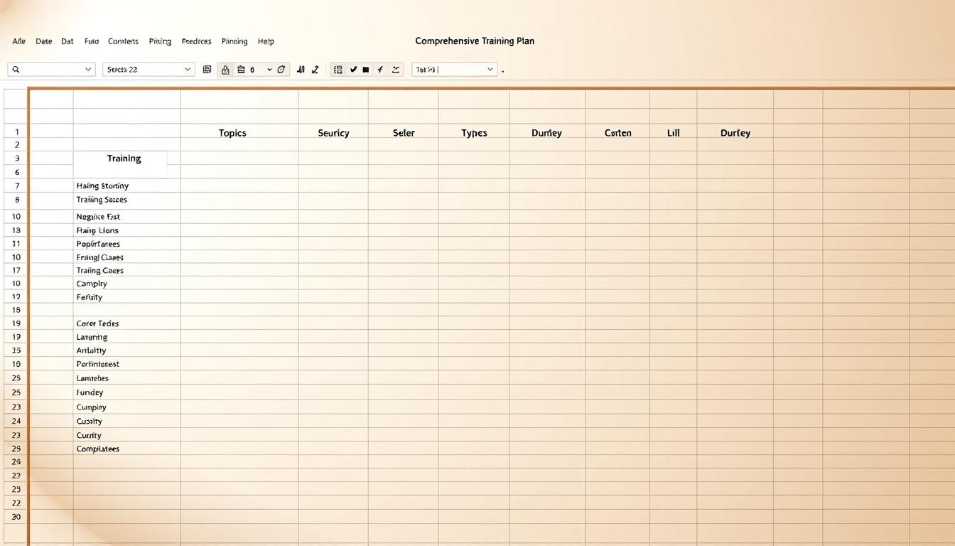 Schulungsplan Vorlage für Excel hier kostenlos downloaden