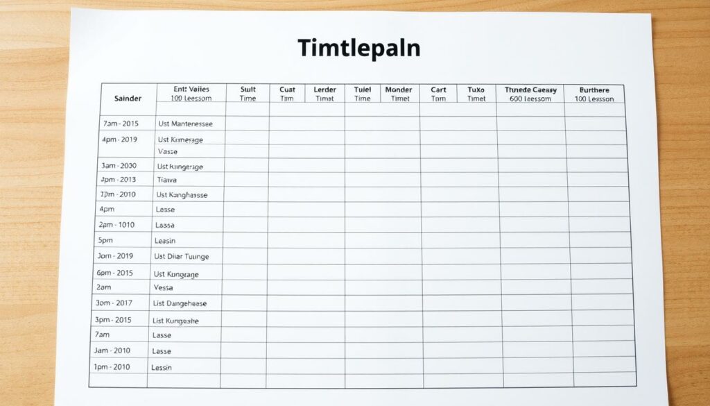 Stundenplan Vorlage für Excel hier kostenlos downloaden