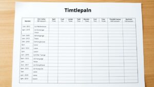 Stundenplan Vorlage für Excel hier kostenlos downloaden