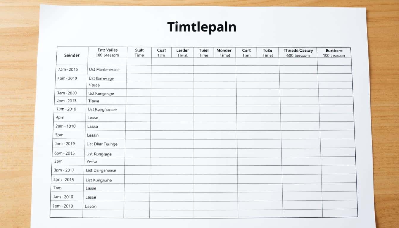 Stundenplan Vorlage für Excel hier kostenlos downloaden
