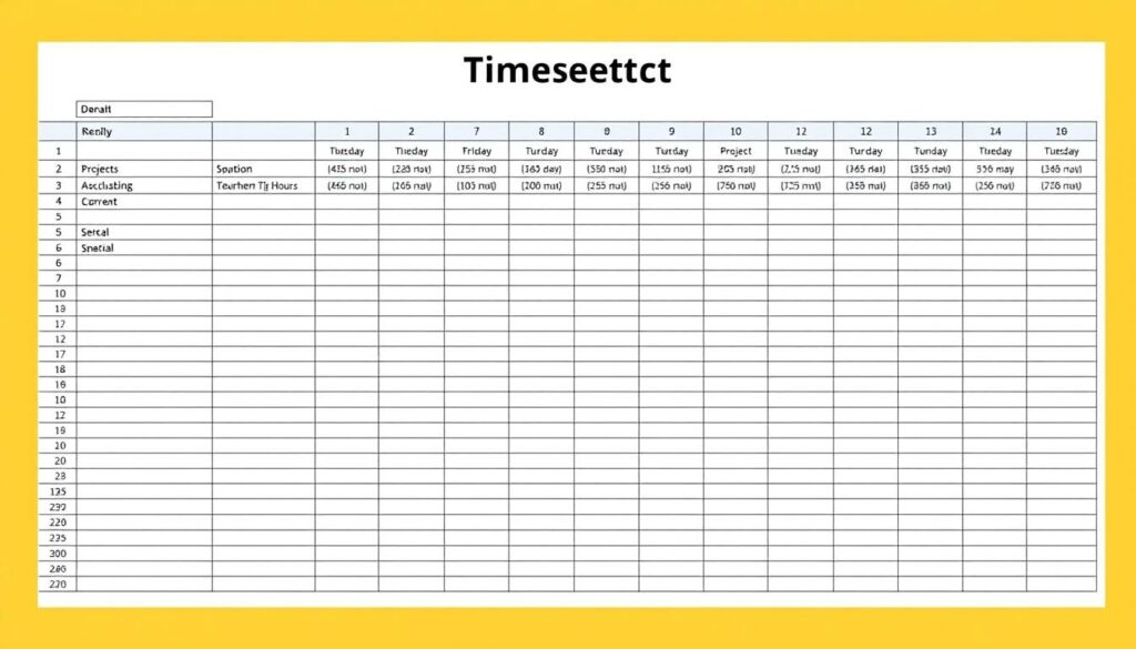 Stundenzettel Vorlage für Excel hier kostenlos downloaden