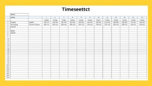 Stundenzettel Vorlage für Excel hier kostenlos downloaden