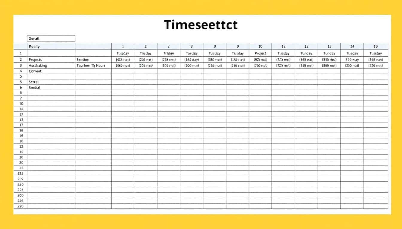 Stundenzettel Vorlage für Excel hier kostenlos downloaden