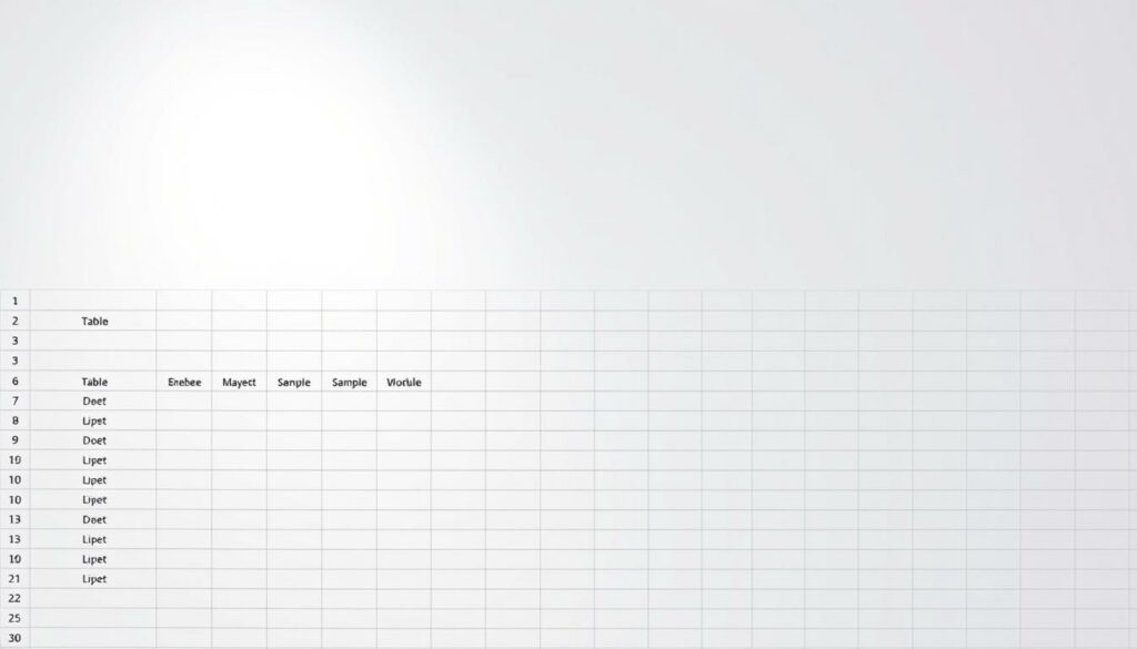 Tabelle Vorlage für Excel hier kostenlos downloaden