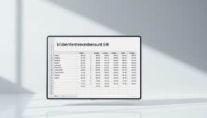 Überleitungsrechnung EÜR Bilanz Vorlage für Excel hier kostenlos downloaden