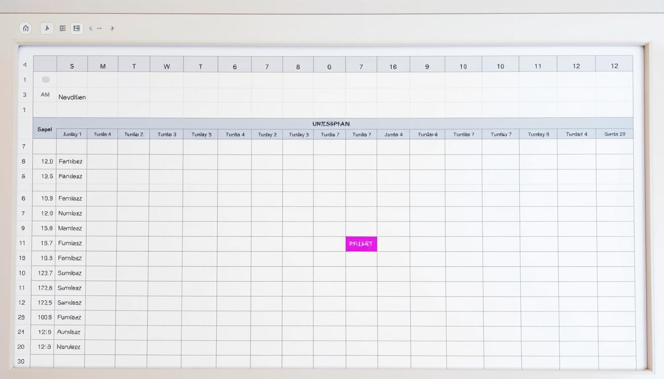 Urlaubsplan Vorlage für Excel hier kostenlos downloaden
