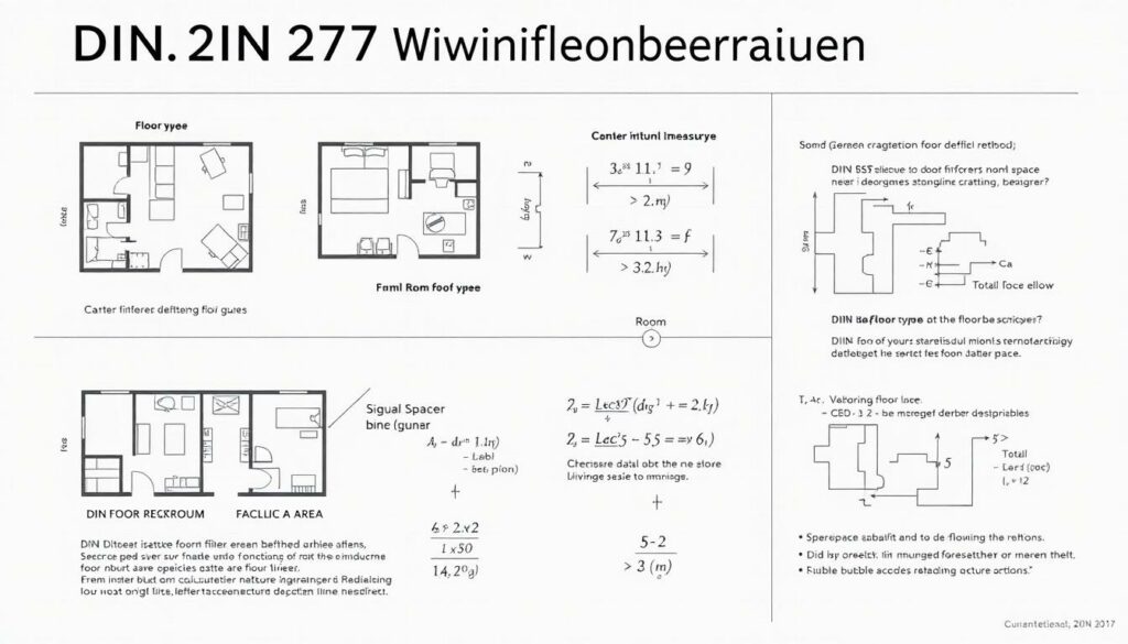 Wohnflächenberechnung nach DIN 277 Vorlage für Excel hier kostenlos downloaden