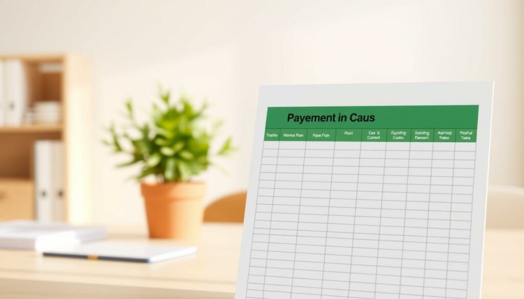 Zahlungsplan Vorlage für Excel hier kostenlos downloaden