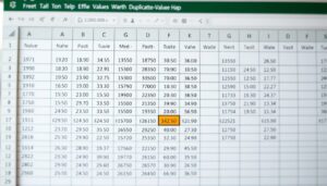 Excel doppelte werte markieren