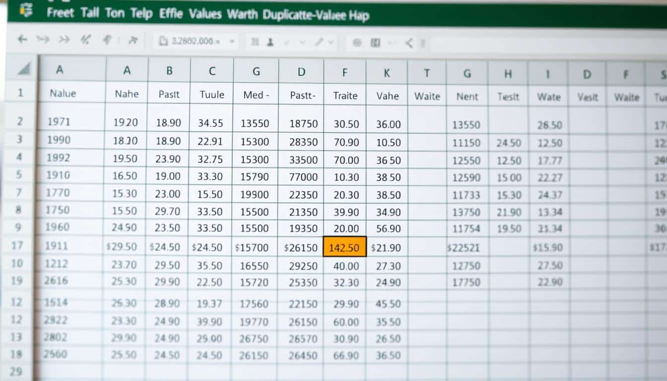 Excel doppelte werte markieren