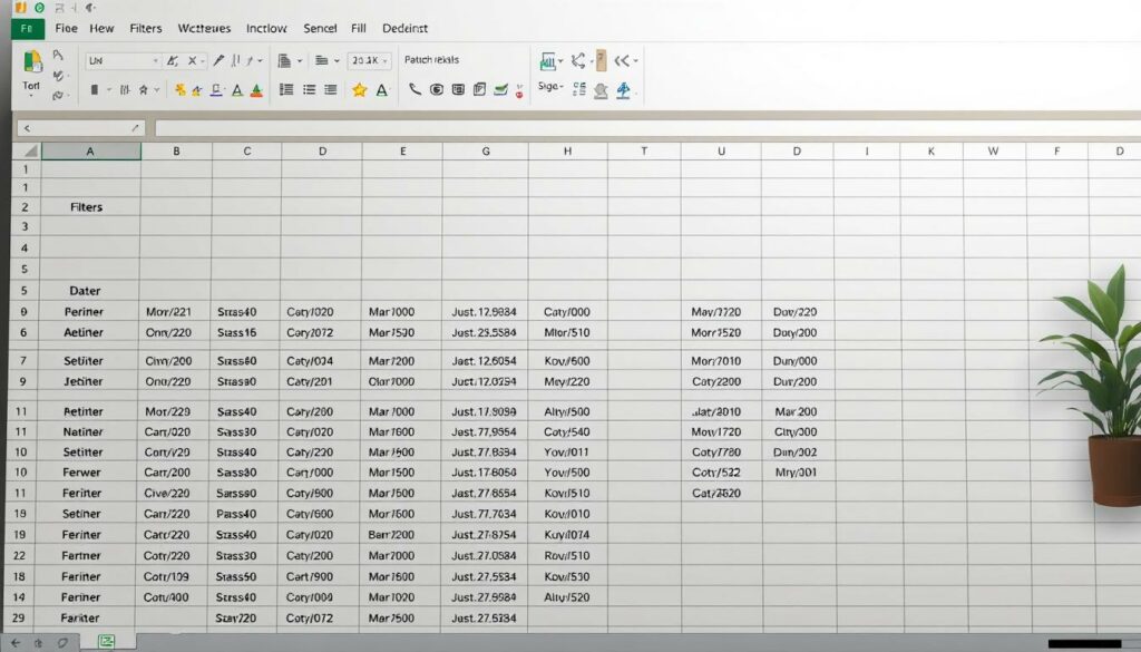 Excel filter