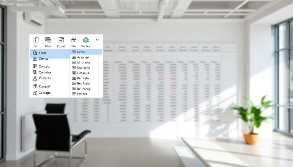 Excel filter