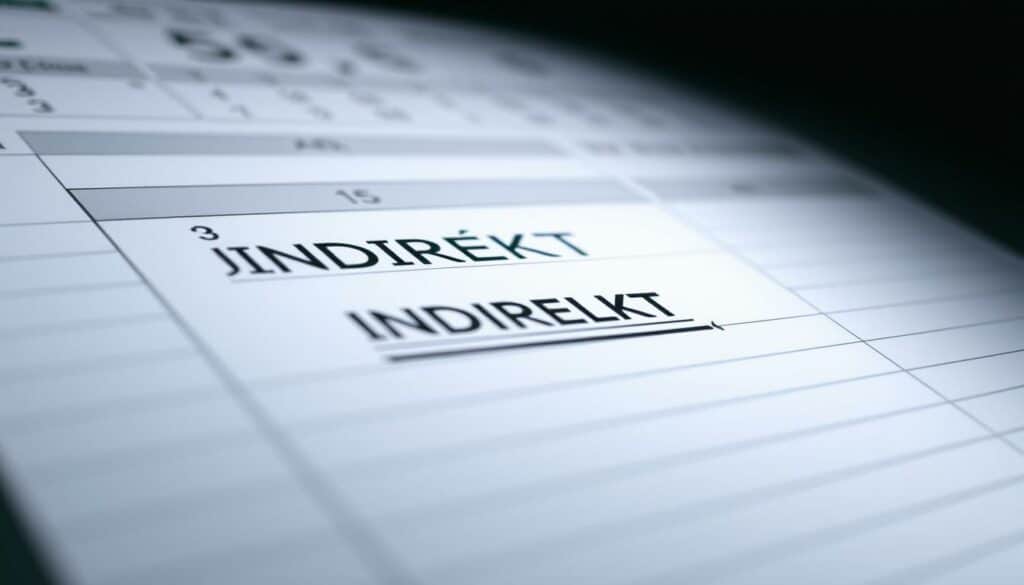 Excel indirekt