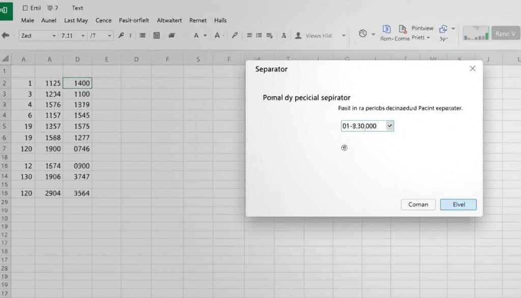 Excel komma durch punkt ersetzen