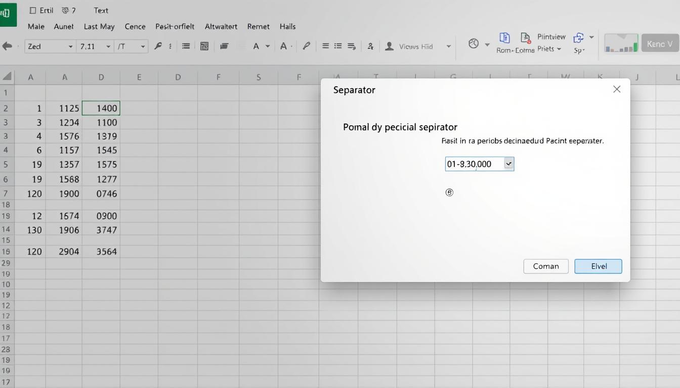 Excel komma durch punkt ersetzen