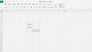 Excel spalten verschieben