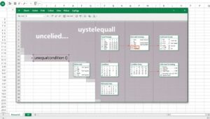 Excel ungleich