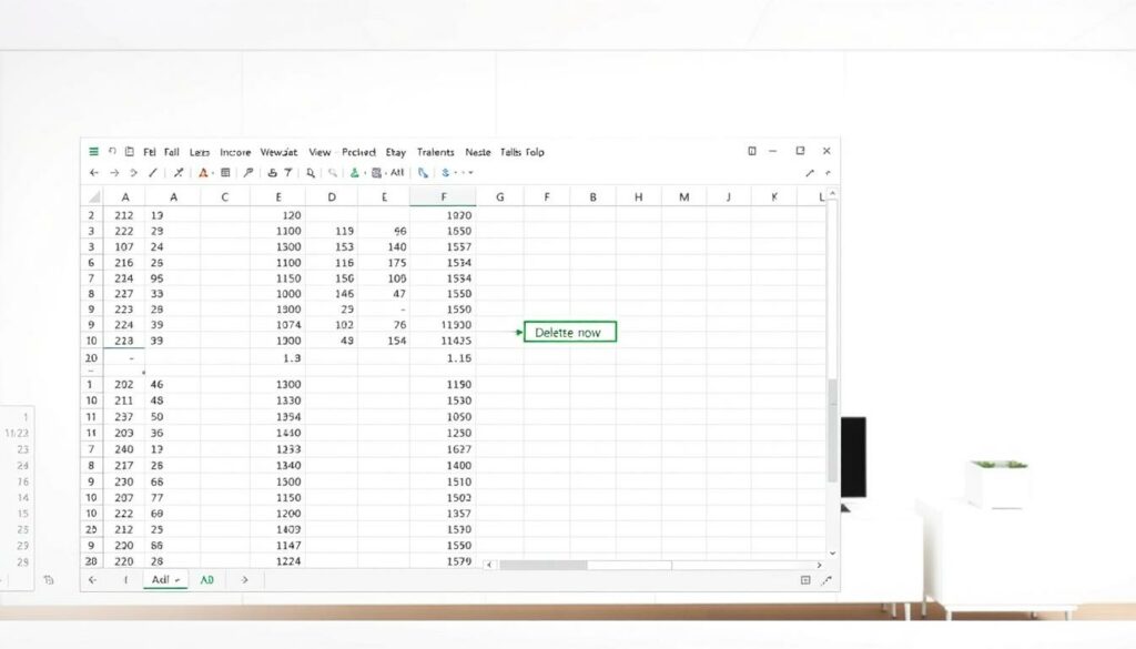 leere zeilen löschen Excel
